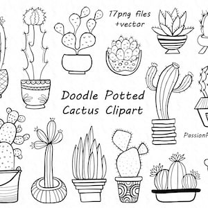 Cactus en maceta, planta de interior dibujada a mano, PNG, vector, invitaciones, cactus, suculentas, plantas en maceta, uso personal y comercial