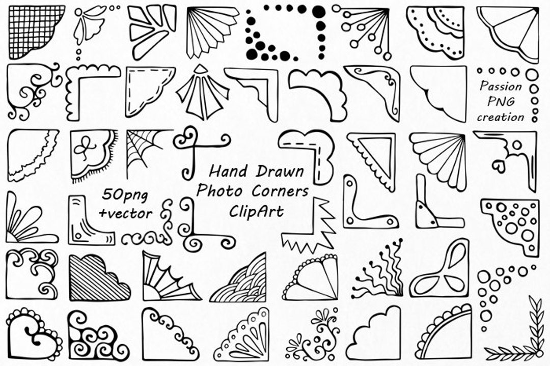 Set Handdrawn Doodle Corners Stock Illustration - Download Image Now -  Corner, Border - Frame, Drawing - Art Product - iStock