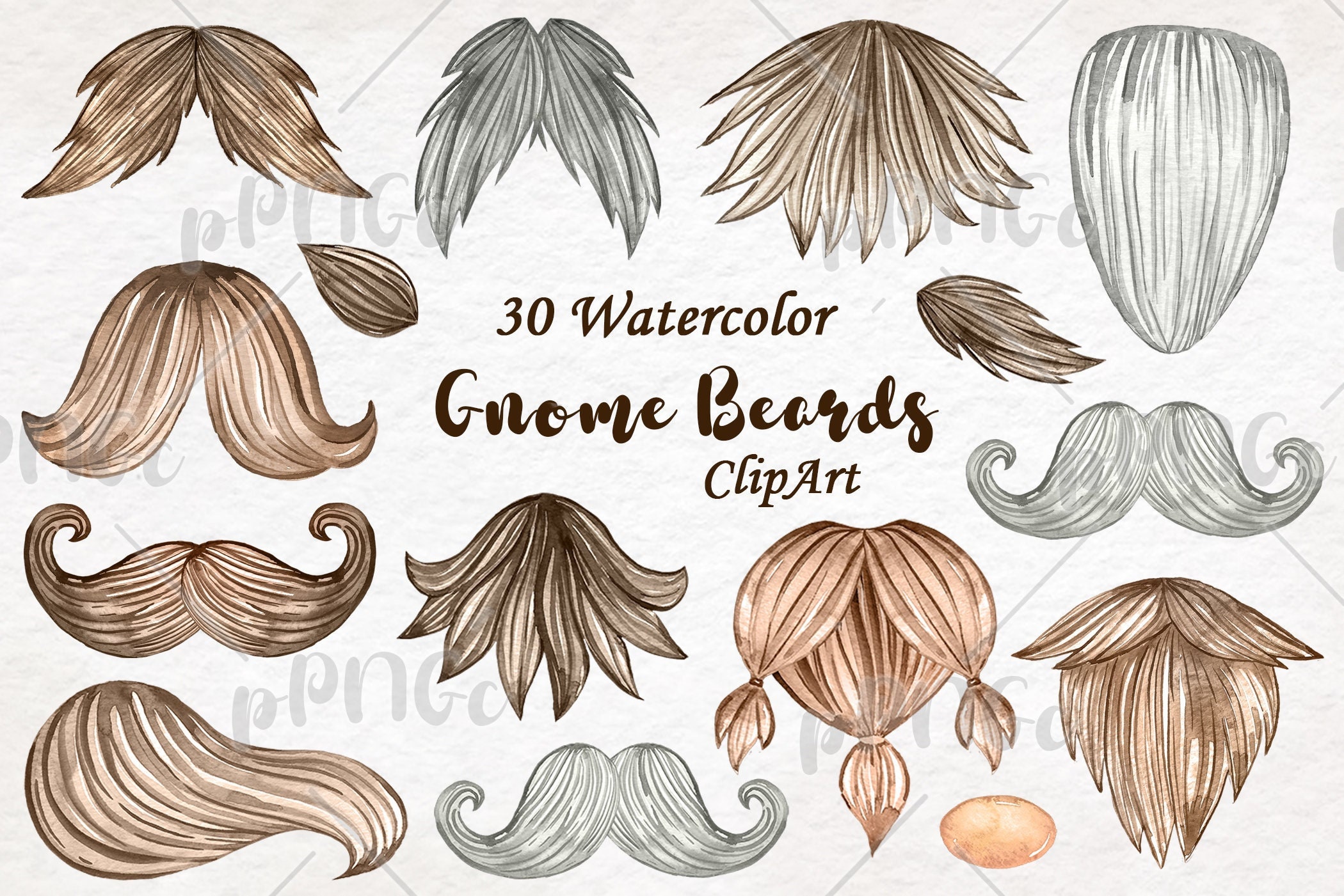 1 Set Decorative Creative Funny Fake Gnome Beards Gnome Beards