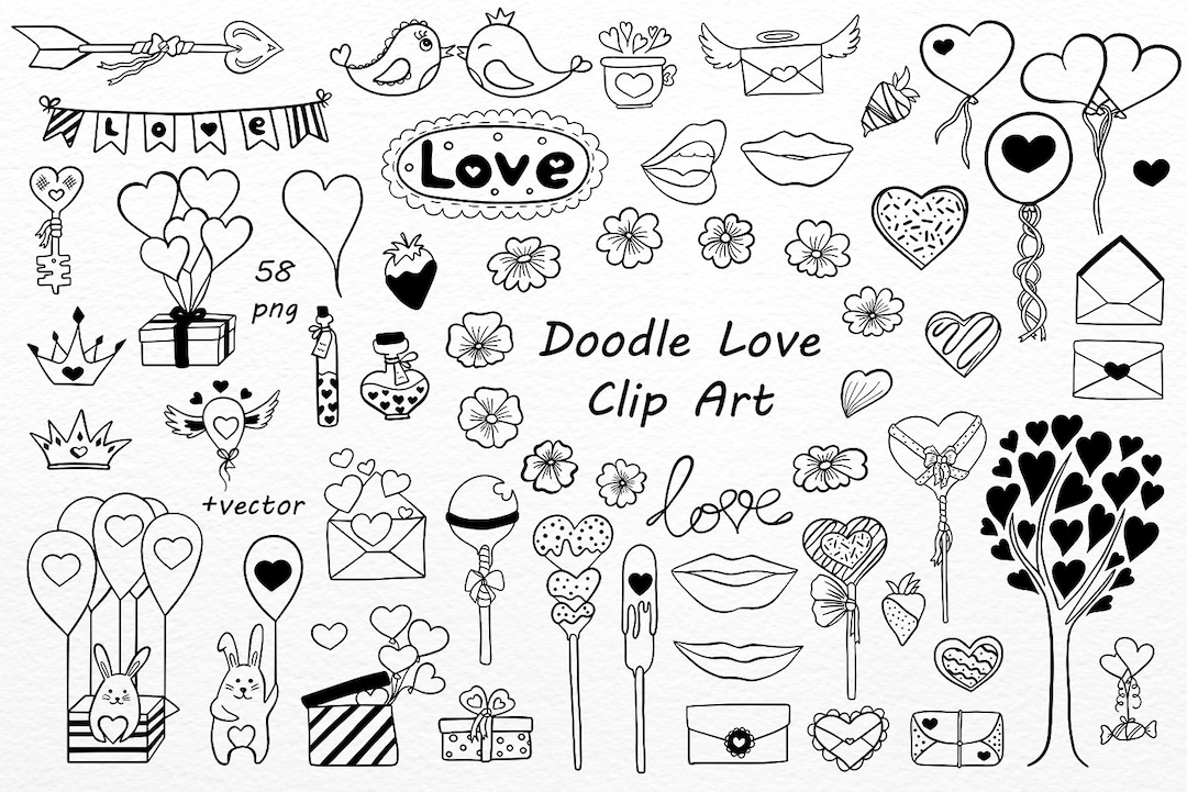 Doodle art love deals