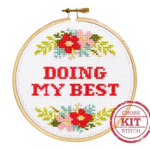 Doing My Best DIY Cross Stitch Kit