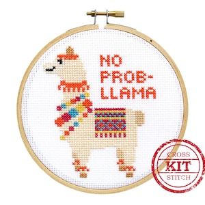 No Prob-llama DIY Cross Stitch Kit