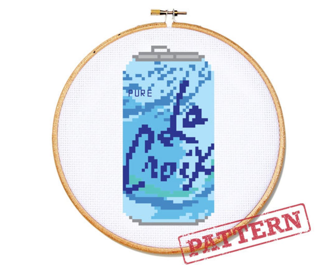 La Croix Can Pure Original Cross Stitch Pattern - Etsy