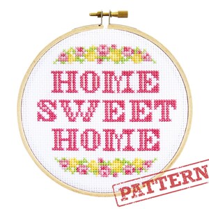 Home Sweet Home Cross Stitch Pattern