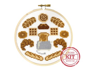 Bread Head DIY Cross Stitch Kit
