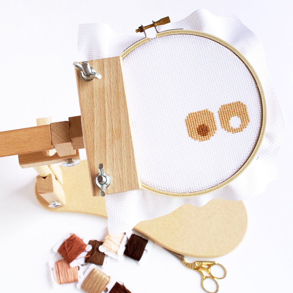 Bambi Riolis Cross Stitch Kit/ Counted Cross Stitch Kit for Kids/full DIY Cross  Stitch Kit for Beginners 