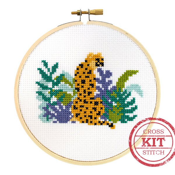 The Beaded Christmas Crossbody - Cheetah