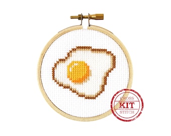 Egg DIY Mini Cross Stitch Kit