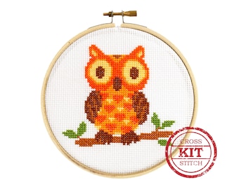 Owl DIY Cross Stitch Kit
