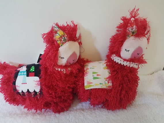 christmas llama stuffed animal
