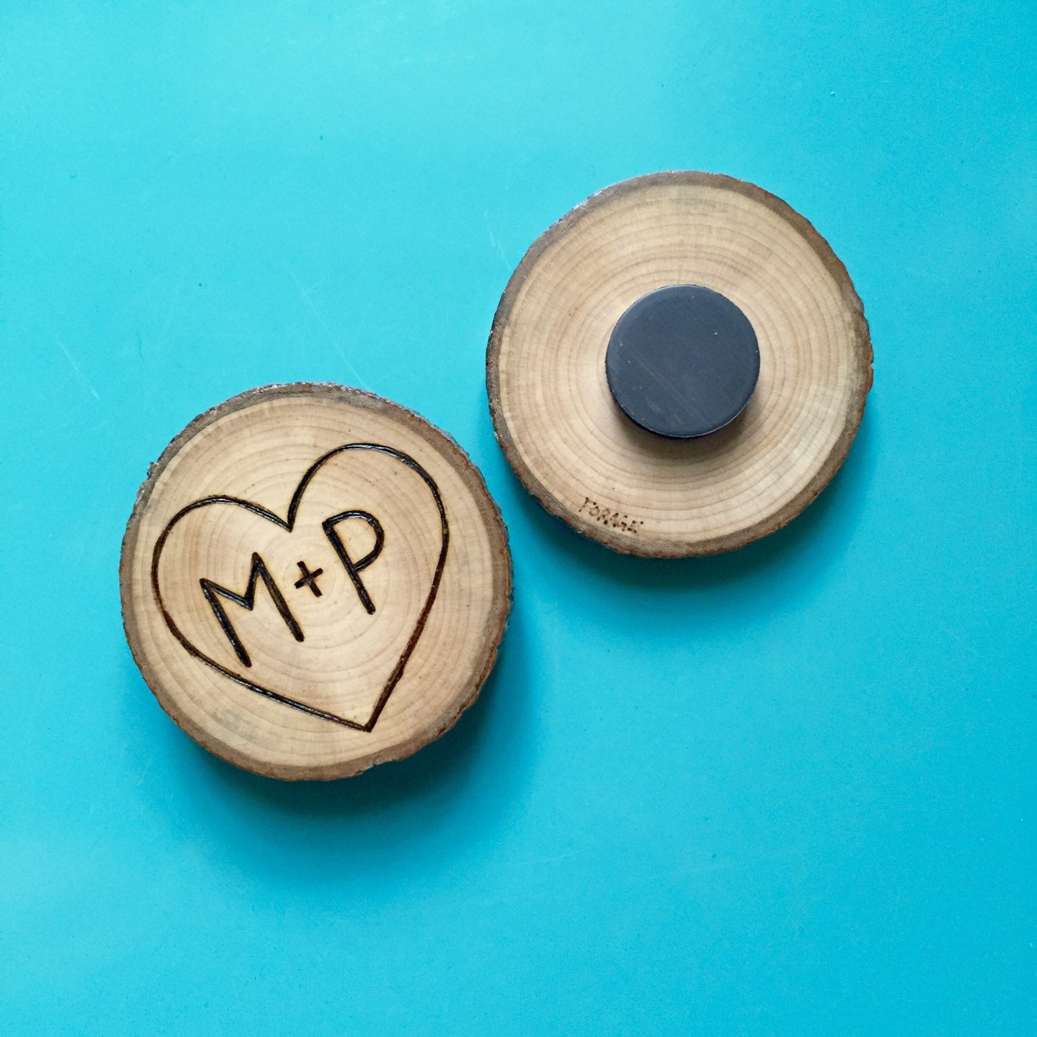 Handmade Custom Wood Slice Magnet. Personalized Wood Burned - Etsy Canada