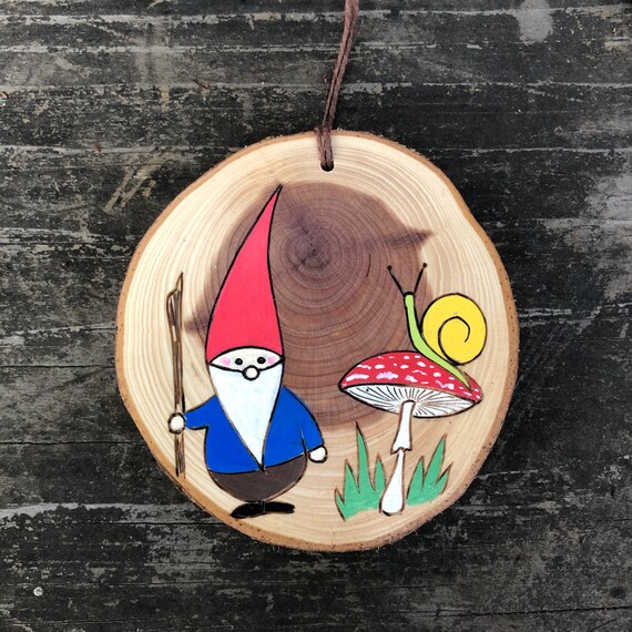 Toadstool Worlds Most Awesome Friend - Cedar Ornament Toadstool Worlds Most Awesome Friend - Cedar Ornament