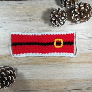 Santa Mug Cosy Crochet Pattern, Christmas Crochet Mug Cozy Pattern, Mug Sleeve, Cup Cozy, Printable PDF Digital Download image 3
