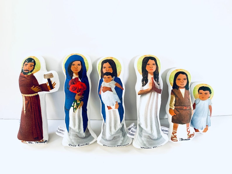 Holy Family Stuffed Dolls New / Nativity / Quiet Mass Toy image 0