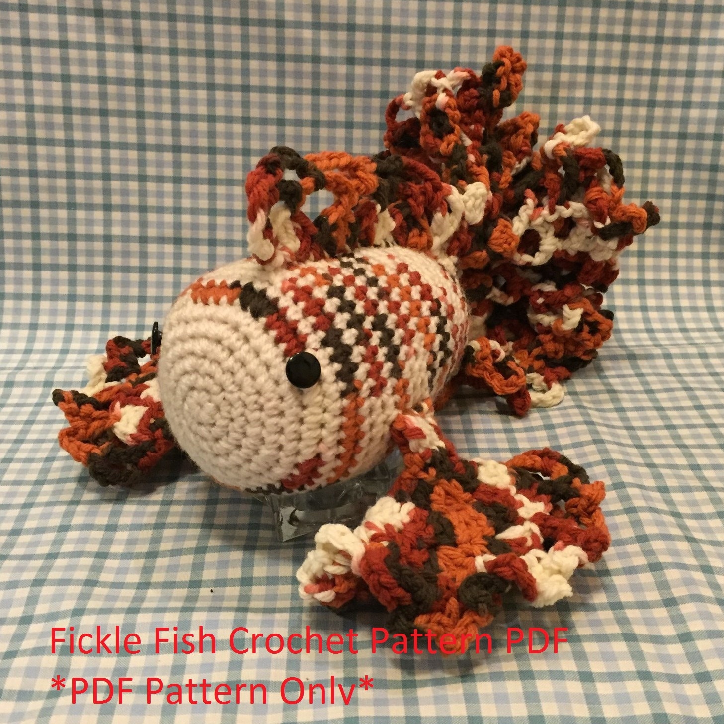 Fish Crochet Pattern Fish Amigurumi Pattern Stuffed Fish - Etsy
