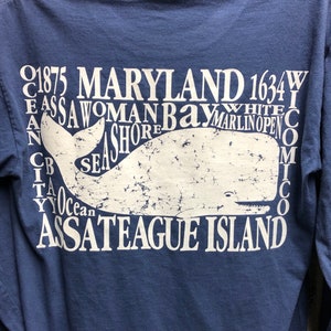Classic Maryland Whale Comfort Colors T-Shirt