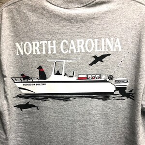 North Carolina Center Console Boat T-Shirt