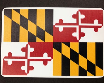 Maryland Flag 5" Magnet