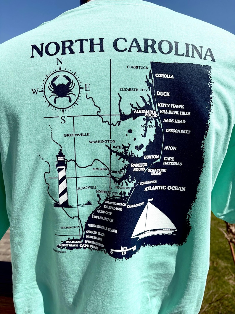 North Carolina Coast T-Shirt Mint