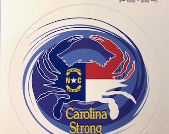 NC Carolina Strong Decal