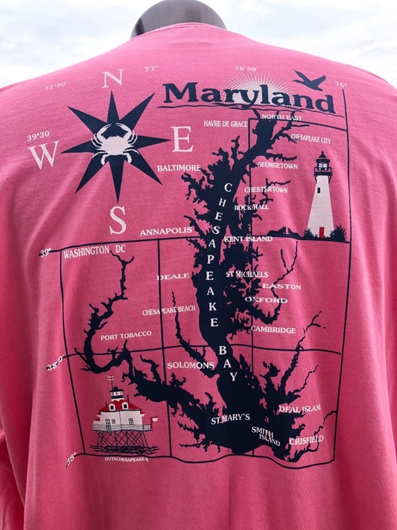 Chesapeake Bay Lighthouse Map Comfort 