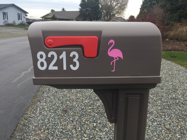 2 Sets of Custom Reflective Mailbox Numbers Decals Etsy Canada
