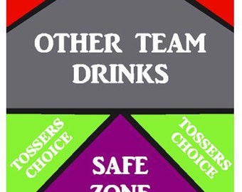 Drinking Game Cornhole Board Skin Wrap Decals - Vinilo impermeable laminado - 48 x 24 pulgadas (paquete de 2), envoltura de cornhole, cornhole