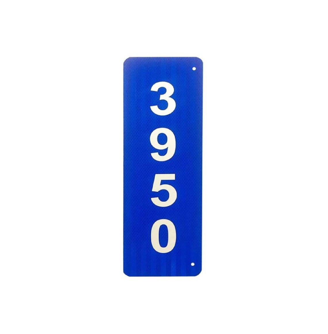 Reflective Blue 911 Address Aluminum Sign with numbers on ONE Etsy