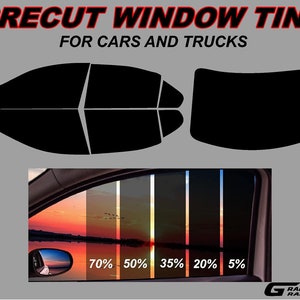 Pre Cut Tint Kit For Any 4 Door Truck—Front Windows