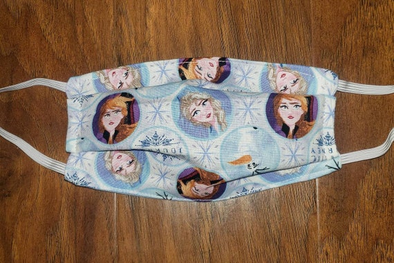 Frozen Cloth Child Face Mask *** SHIPS FROM OHIO