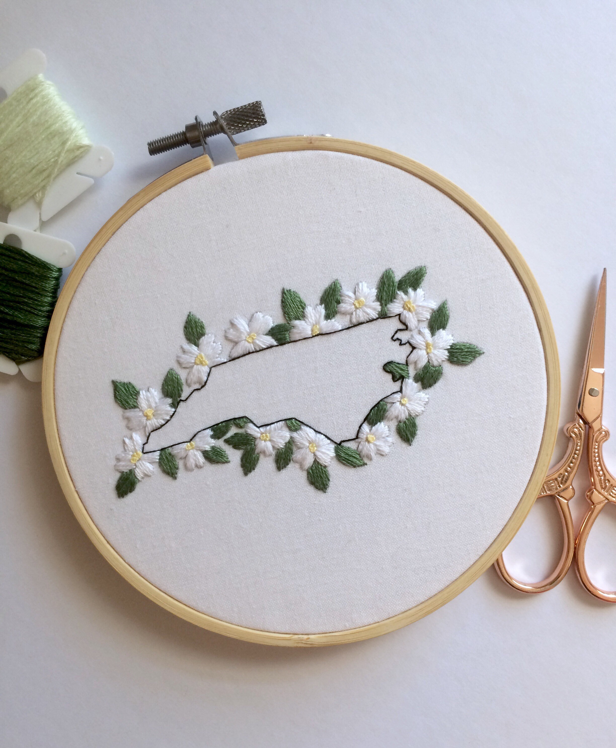 A 'Little Shop of Horrors' - inspired embroidery : r/Embroidery