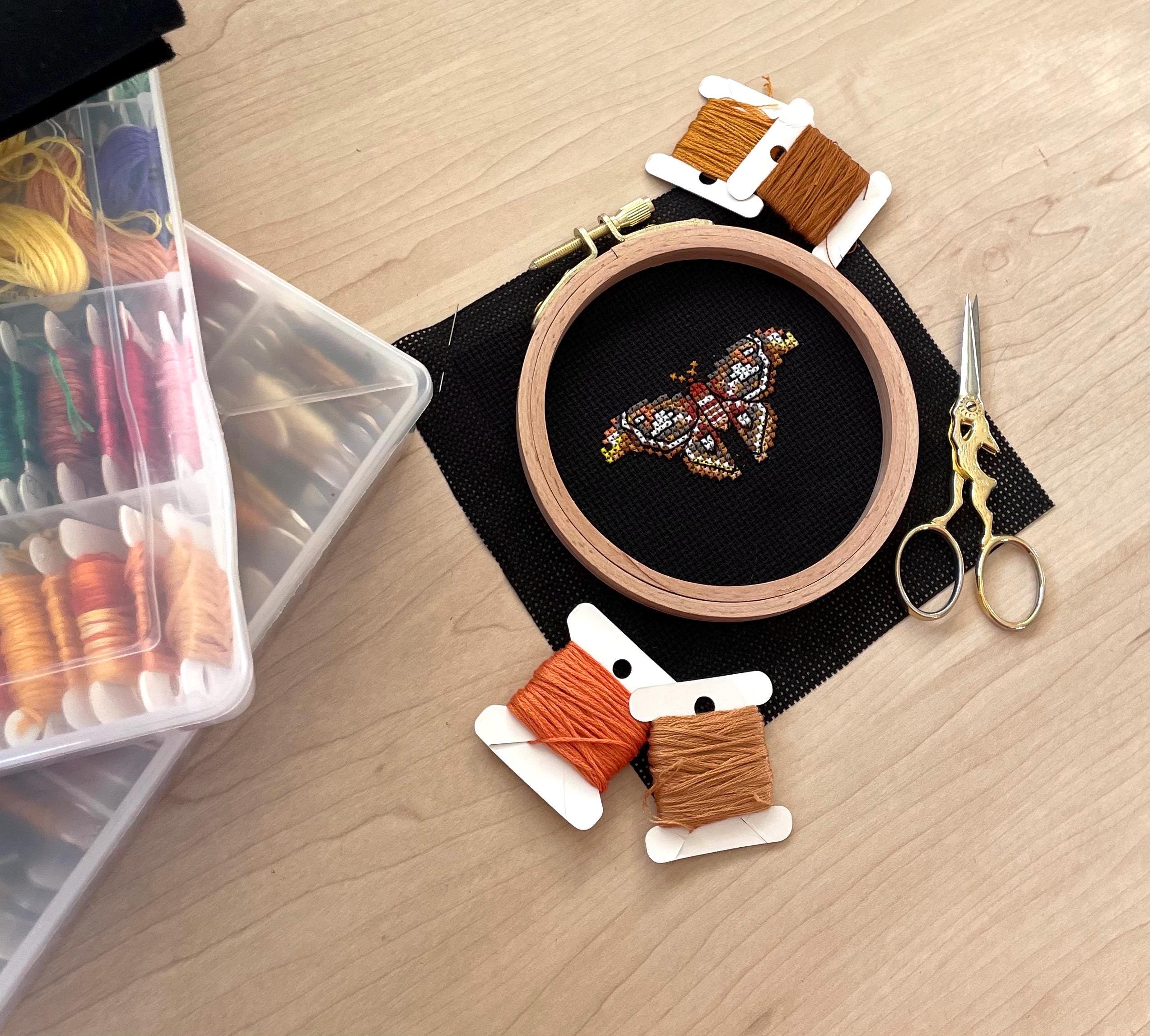 Atlas Moth Cross Stitch Pattern - Mini Moth - Etsy