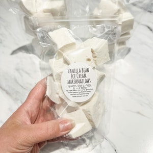 Vanilla Bean Ice Cream Marshmallows **Gluten/Dairy/Egg Free**