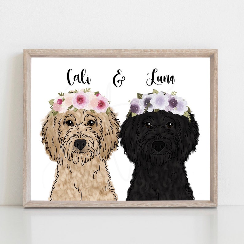 Choose Your Goldendoodle Art Print Mom Image 0