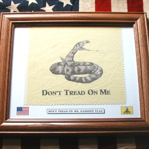 American Revolutionary War Flag...Don&#39;t Tread On Me...Gadsden Flag, Wall Art