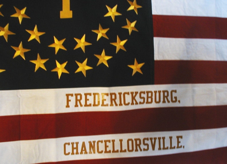 SEWN COTTON 35 Star Flag Civil War Flag 6th Pennsylvania | Etsy