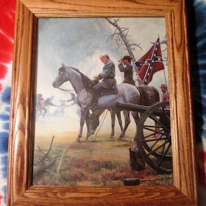 Civil War Print. Mort Kunstler, Robert E Lee, Pickett&#39;s Charge, Gettysburg, Wall Decor