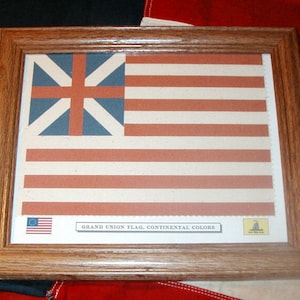 American Revolution, Revolutionary War Flag, Grand Union flag, 1776, Patriotic Wall Art, Wall Decor.