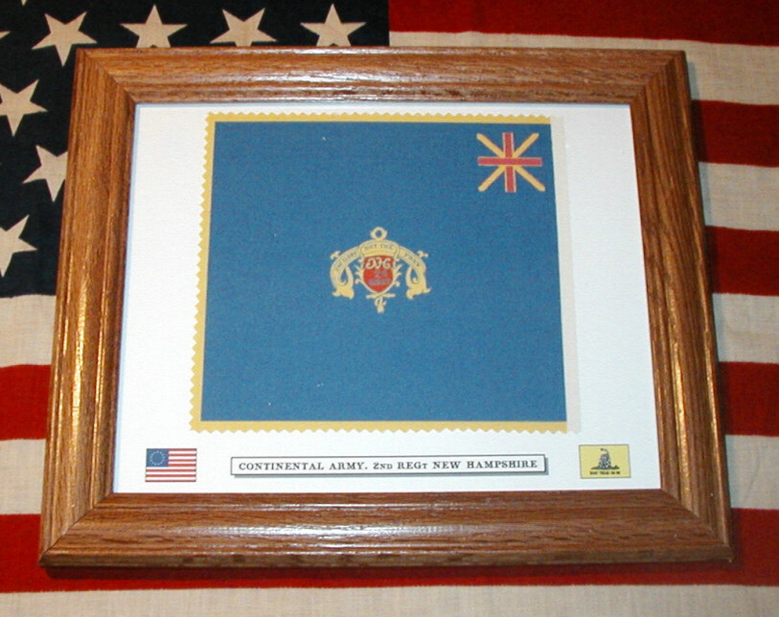 Revolutionary War Flag, American Continental Army...2nd New Hampshire ...