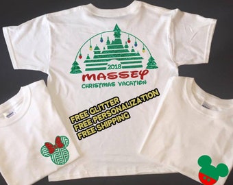 Disney Family Christmas Shirts Iron On Transfer Disney Decal, Disney Iron On