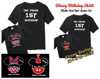 custom disney birthday shirts