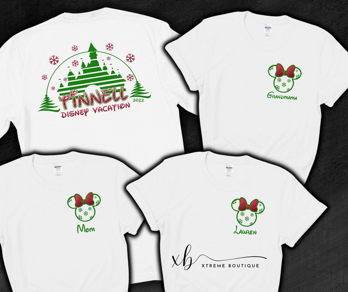 Disney Christmas Shirts Disney Shirts Christmas Family - Etsy