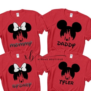 Custom Disney World Shirt with Disney Castle for your First Disney Trip, Disney Group Shirts, Disney Girls Trip, Disneyworld shirts image 5