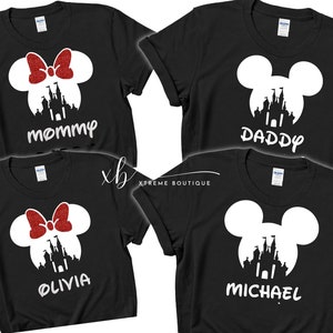 Custom Disney World Shirt with Disney Castle for your First Disney Trip, Disney Group Shirts, Disney Girls Trip, Disneyworld shirts image 4