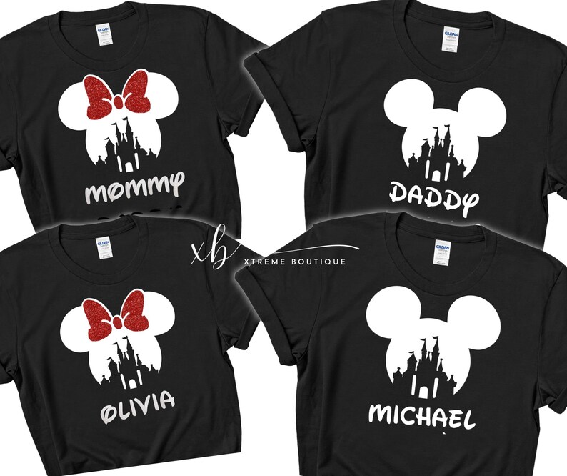 Custom Disney World Shirt with Disney Castle for your First Disney Trip, Disney Group Shirts, Disney Girls Trip, Disneyworld shirts image 4