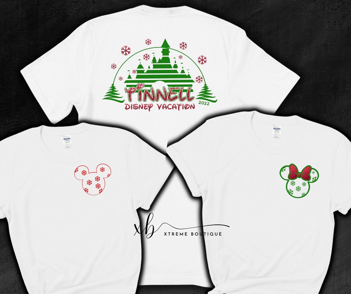 Disney Christmas Shirts Disney Shirts Christmas Family - Etsy
