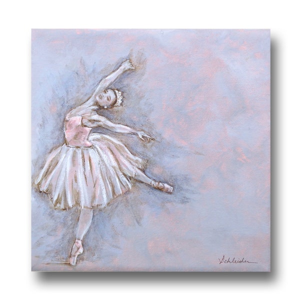 Ballerine peinture - Sugar Plum Fairy de la peinture originale de casse-noisette - Ballet - sur toile