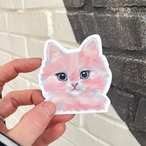 Cute Cat PFP Sticker for Sale by thetechnopath