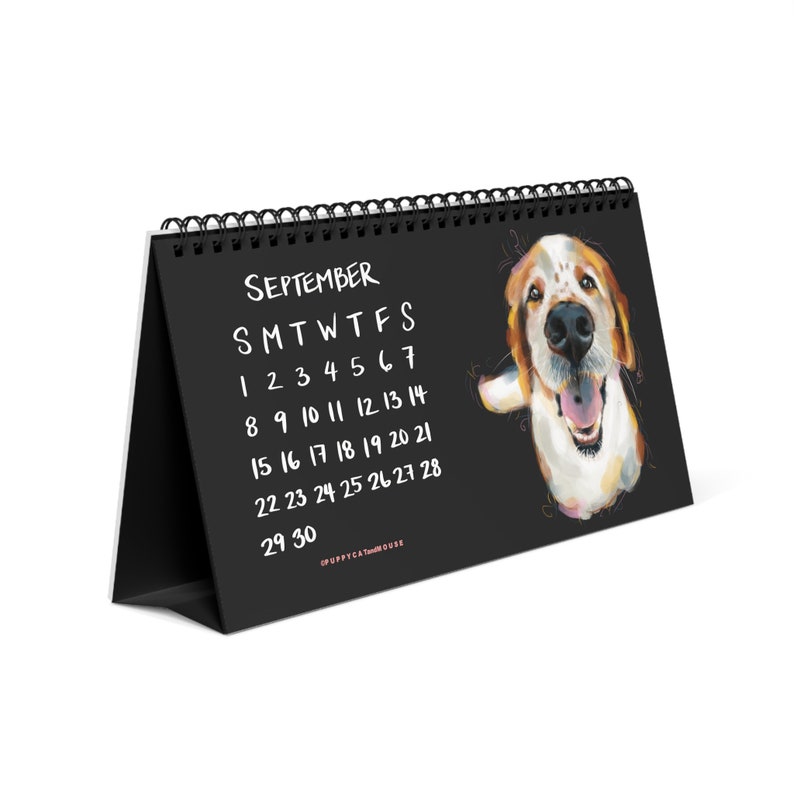 Dogs Calendar 2024, Funny Dogs Calendar, Illustrated Dogs, Cute 12