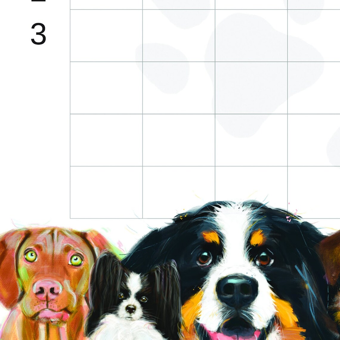 dog-calendar-printable-dog-planner-blank-dog-calendar-etsy